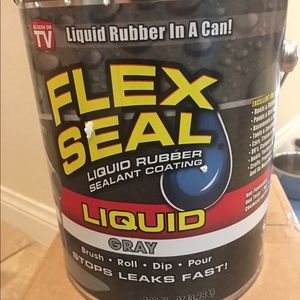 Flex Seal Liquid Rubber Sealant (1gallon - gray)